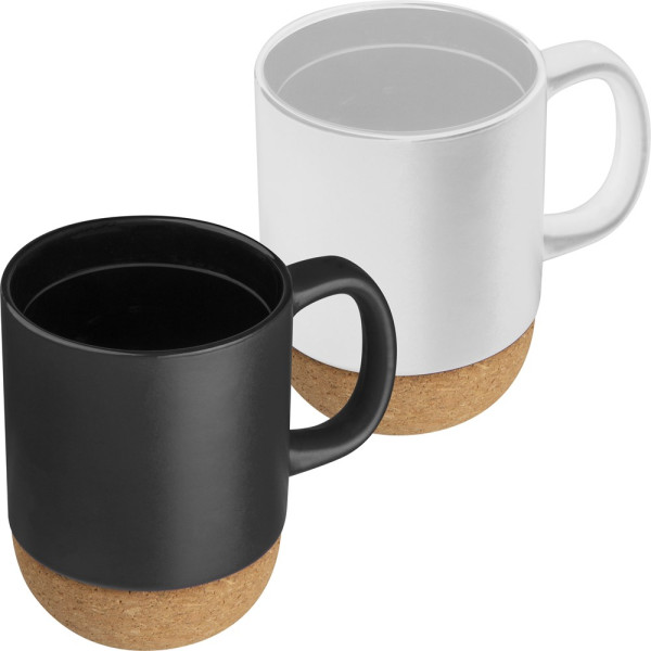 Keramiktasse mit Korkbasis Gistel