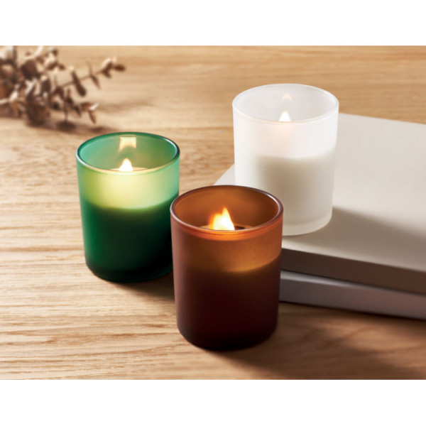 KIVAS WOOD - Kerze aus Pflanzenwachs 80 g