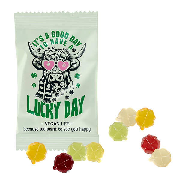 Fruchtgummi-Standardformen 15 g, im konventionelle Tütchen, Vegan