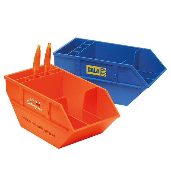 Zettelbox mit Köcher 