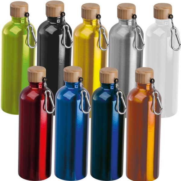 Edelstahltrinkflasche mit Karabiner, 750ml RUTH