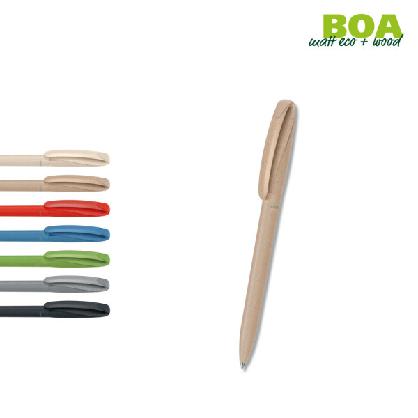 Klio-Eterna - Boa matt eco + wood - Drehkugelschreiber