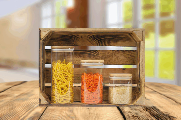 ECO STORAGE S - Glas-Vorratsdose, Füllmenge ca. 450 ml